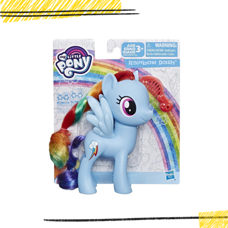 My Little Pony Mane Pony Rainbow Dash Classic Figure 